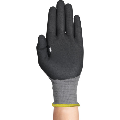 Gants r&eacute;sistants &agrave; la coupe HYFLEX 11-574, Taille 5/2T-petit, Calibre 21, Rev&ecirc;tement Mousse de nitrile, Enveloppe en Intercept, ASTM ANSI niveau A4/EN 388 niveau D Action Paper