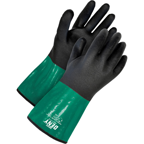 Chemical-Resistant Gloves with Cut-Resistant Lining, Size 6/X-Small, 12" L, PVC Action Paper
