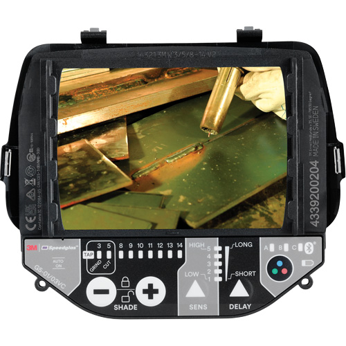 Speedglas G5 Auto-Darkening Variable Colour Filter, 2-4/5" W x 4-1/4" H Viewing Area, For Use With G5-01 and G5-03 helmets Action Paper