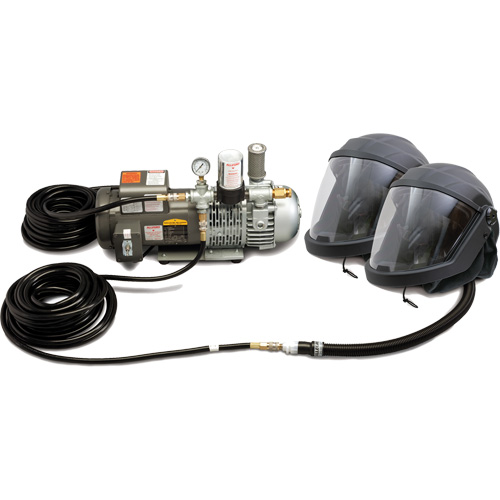 2-Worker DEFENDER Supplied Air Shield & Helmet System Action Paper