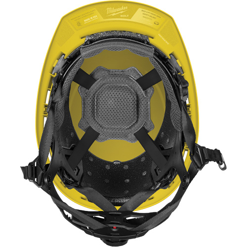 BOLT Front Brim Safety Helmet, CSA Type 2, Ratchet Suspension, Non-Vented Action Paper