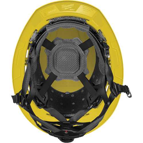 BOLT Full Brim Safety Helmet, CSA Type 2, Ratchet Suspension, Non-Vented Action Paper