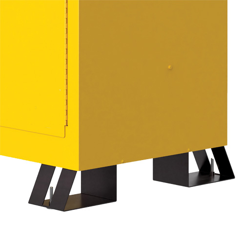 Skid Leg Kit for Utili-Guard+ Flammable Cabinets Action Paper