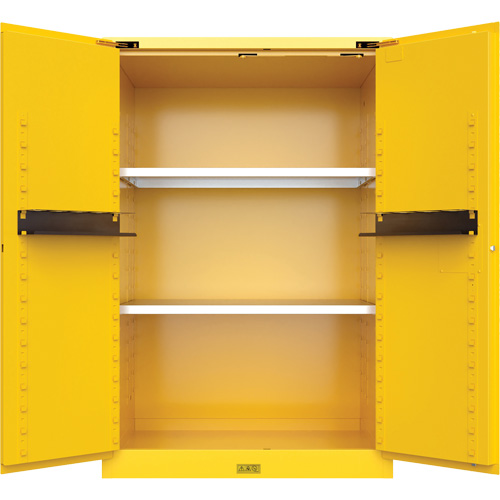 Armoire de s&eacute;curit&eacute; pour produits inflammables Utili-Guard+, 90 gal., 2 Porte(s), 43" La x 65" h x 37" p Action Paper