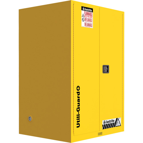 Armoire de s&eacute;curit&eacute; pour produits inflammables Utili-Guard+, 90 gal., 2 Porte(s), 43" La x 65" h x 37" p Action Paper