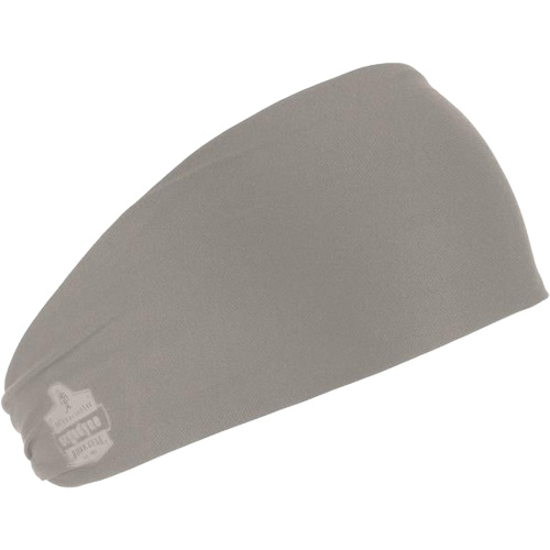 Chill-Its 6634 Performance Knit Cooling Headband, Grey Action Paper