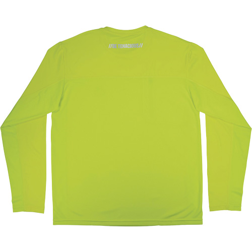 Chemise de refroidissement &agrave; manches longues avec protection solaire et UV Chill-Its 6689, Jaune lime haute visibilit&eacute;, Petit Action Paper