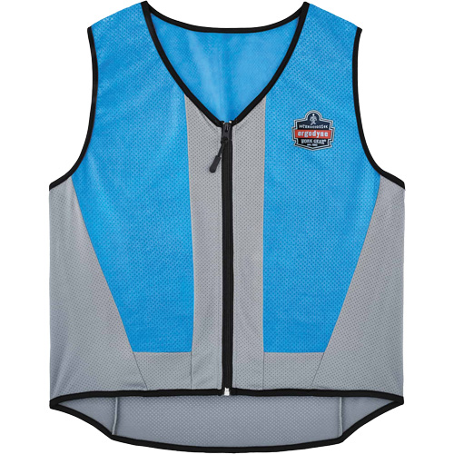 Veste de refroidissement &eacute;vaporatif Chill-Its 6667 avec fermeture &agrave; glissi&egrave;re, 5T-Grand, Bleu Action Paper
