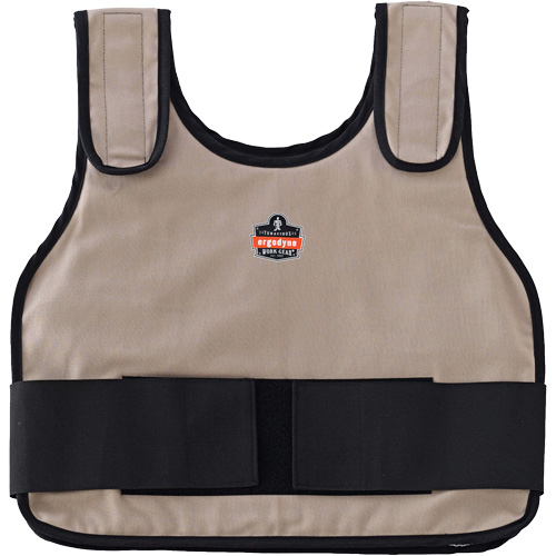 Chill-Its 6230 Standard Phase Change Cooling Vest with Rechargeable Packs, Large/X-Large, Khaki Action Paper