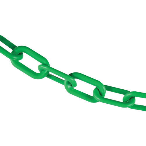 Chaîne de barri&egrave;re en plastique, Vert Action Paper