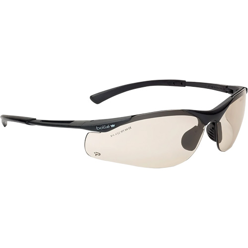 Contour BSSI Safety Glasses, Brown/Copper Lens, Anti-Fog/Anti-Scratch, ANSI Z87+ Action Paper