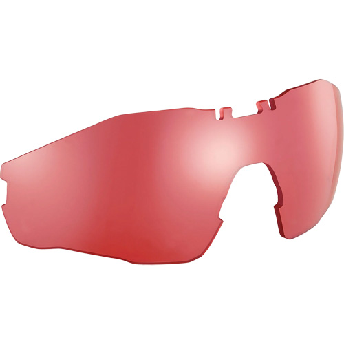 Lentille de rechange pour lunettes de s&eacute;curit&eacute; MY6, Antibu&eacute;e/Anti-&eacute;gratignures, SCT-Vermillion, MY6 Action Paper