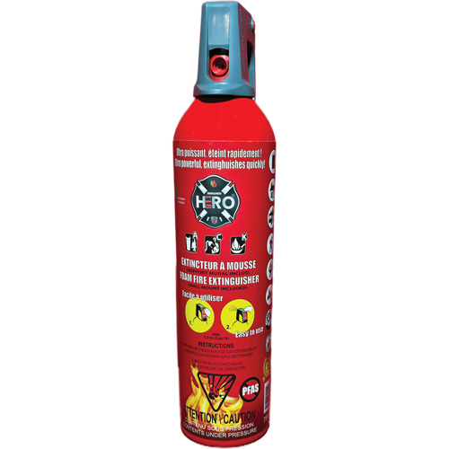 Extincteur Hero 911 sans PFAS, ACK, Capacit&eacute; 750 ml Action Paper