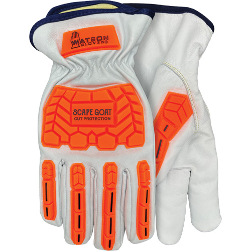 Gants r&eacute;sistants &agrave; la coupe Scape Goat, 3T-Grand, Paume en Ch&egrave;vre, Poignet &eacute;lastique/Conducteur Action Paper