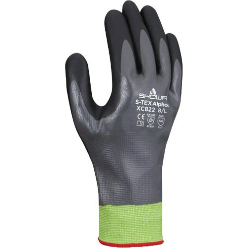 Gants r&eacute;sistants &agrave; la coupe S-TEX Alpha XC822, Taille 2T-Grand/10, Calibre 18, Rev&ecirc;tement Nitrile, Enveloppe en Tungst&egrave;ne, ASTM ANSI niveau A6 Action Paper