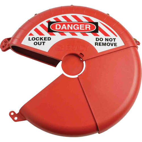 Dispositif de verrouillage coulissant pour vanne &agrave; opercule, Type Volant Action Paper