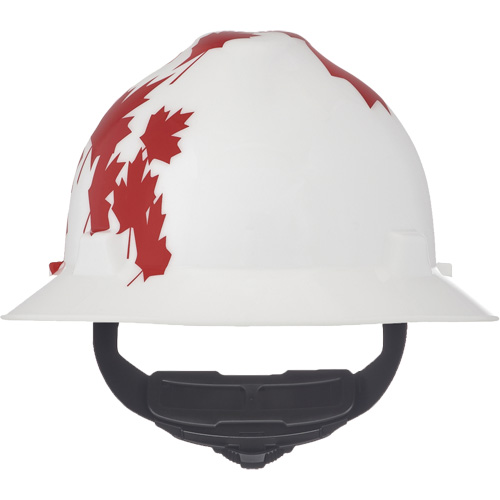 Casque de protection V-Gard &agrave; fentes s&eacute;rie Canadian Freedom, Suspension Rochet, Non ventil&eacute; Action Paper