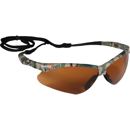 Lunettes de s&eacute;curit&eacute; Nemesis Kleen-Guard, Lentille Bronze, ANSI Z87+ Action Paper