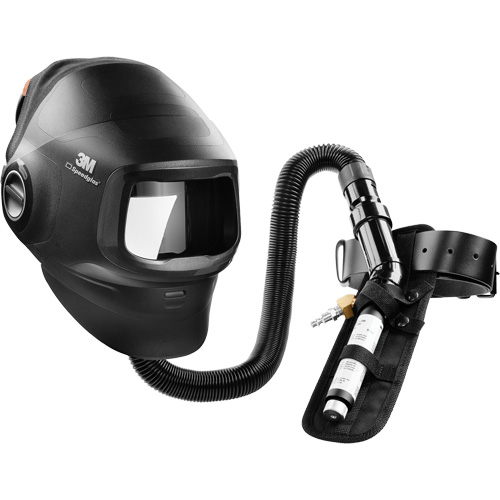 Speedglas G5-01 Heavy-Duty Welding Helmet with V-100 Vortex Cooling Valve, Standard, Welding Action Paper