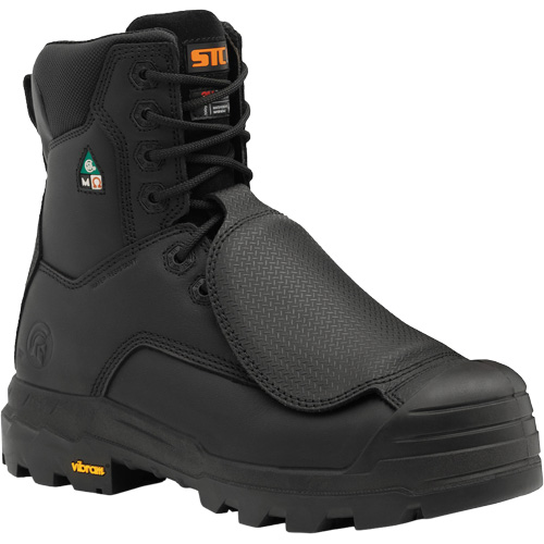 Vulcan Work Boots with External Metguard, Leather, Size 7, Impermeable Action Paper
