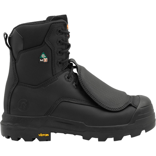 Vulcan Work Boots with External Metguard, Leather, Size 7, Impermeable Action Paper