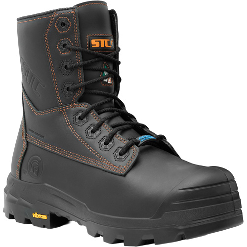 Bottes de travail Metpro Flex avec protecteur m&eacute;tatarsien, Cuir, Taille 6, Imperm&eacute;able Action Paper