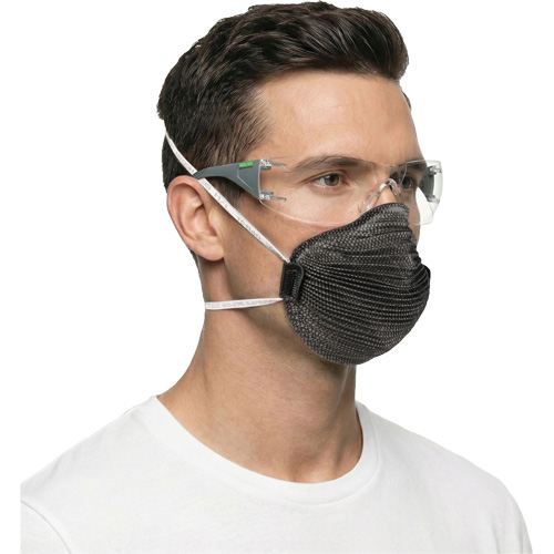 Adapt Lite Grey/Green Safety Glasses, Clear Lens, Anti-Fog/Anti-Scratch, ANSI Z87+/Meets/Exceeds CSA Z94.3 Action Paper