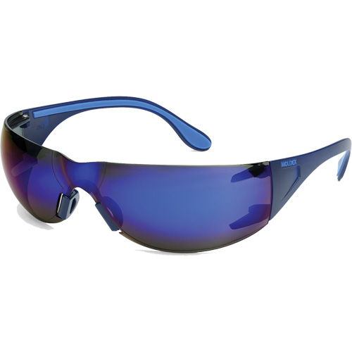 Adapt Lite Safety Glasses, Blue Mirror Lens, Anti-Fog/Anti-Scratch, ANSI Z87+/Meets/Exceeds CSA Z94.3 Action Paper