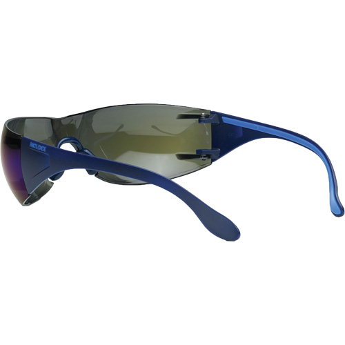 Adapt Lite Safety Glasses, Blue Mirror Lens, Anti-Fog/Anti-Scratch, ANSI Z87+/Meets/Exceeds CSA Z94.3 Action Paper