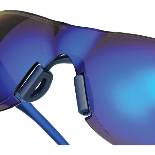 Adapt Lite Safety Glasses, Blue Mirror Lens, Anti-Fog/Anti-Scratch, ANSI Z87+/Meets/Exceeds CSA Z94.3 Action Paper