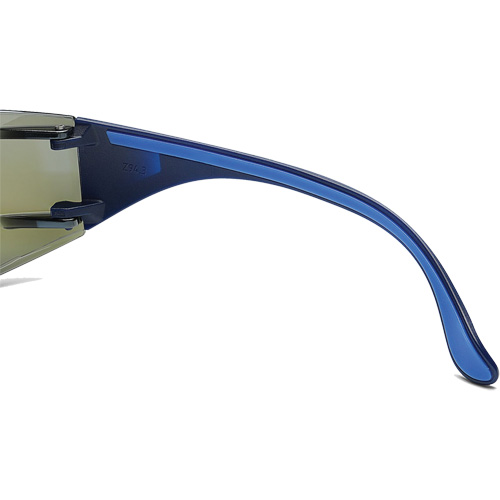 Adapt Lite Safety Glasses, Blue Mirror Lens, Anti-Fog/Anti-Scratch, ANSI Z87+/Meets/Exceeds CSA Z94.3 Action Paper