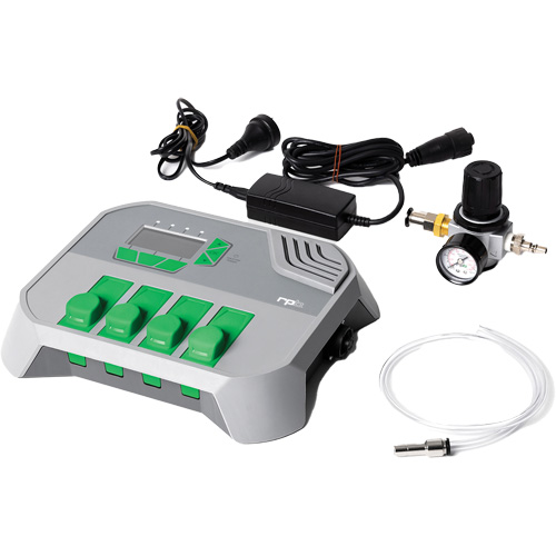 Moniteur de gaz GX4 avec cartouche CO de 5 ppm et ensemble d'adaptateur d'alimentation Action Paper