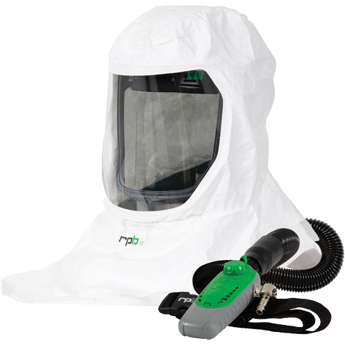 Respirateur T-Link avec casquette, tube de respiration & C40, Cagoule ample & visi&egrave;re Action Paper