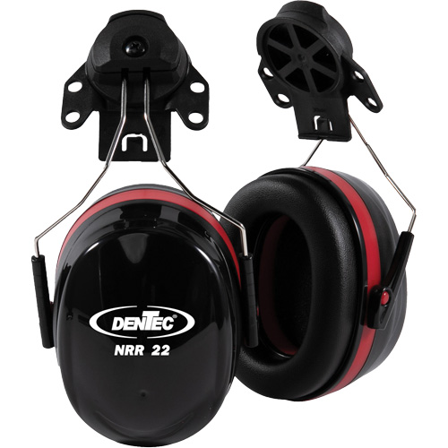 SEALTEC 500 Series Earmuff with Stainless Steel Dual Arms, Cap Mount, 26 dB NRR dB Action Paper