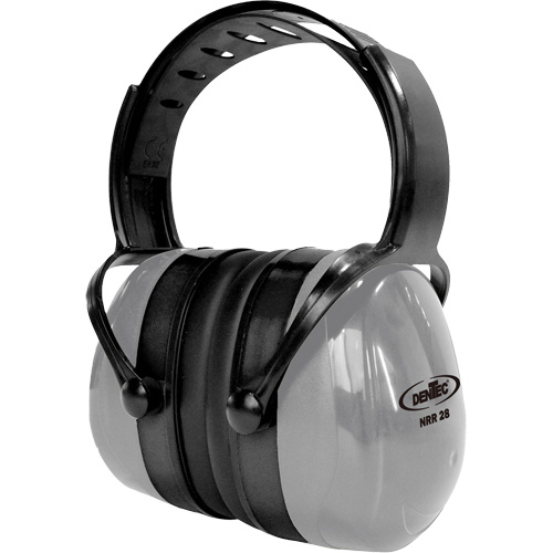 SEALTEC 600 Series Eamuff with Plastic Dual Arms, Headband, 28 dB NRR dB Action Paper