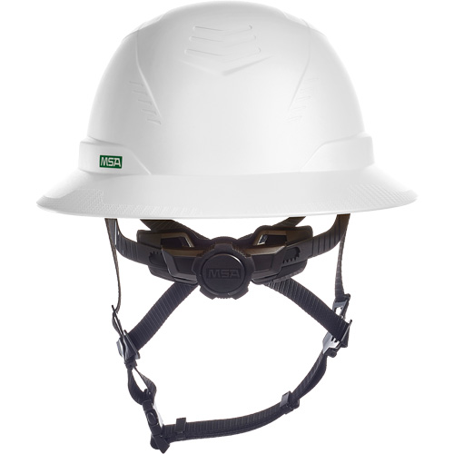 V-Gard H2&reg; Full Brim Safety Helmet, Ratchet Suspension, Non-Vented Action Paper