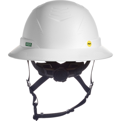 V-Gard H2&reg; Full Brim Safety Helmet with Mips&reg; Safety System, Ratchet Suspension, Non-Vented Action Paper