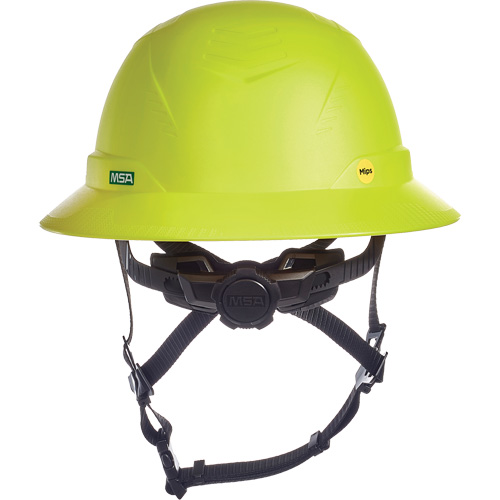 V-Gard H2&reg; Full Brim Safety Helmet with Mips&reg; Safety System, Ratchet Suspension, Non-Vented Action Paper
