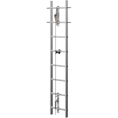 VI-Go&reg; Vertical Cable Ladder Safety System, Galvanized Steel Action Paper