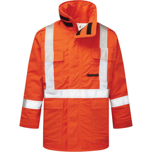 Parka isol&eacute; de 9 oz Haute visibilit&eacute; Avenger, style 515, Hommes, 4T-Grand (grande taille), Orange Action Paper