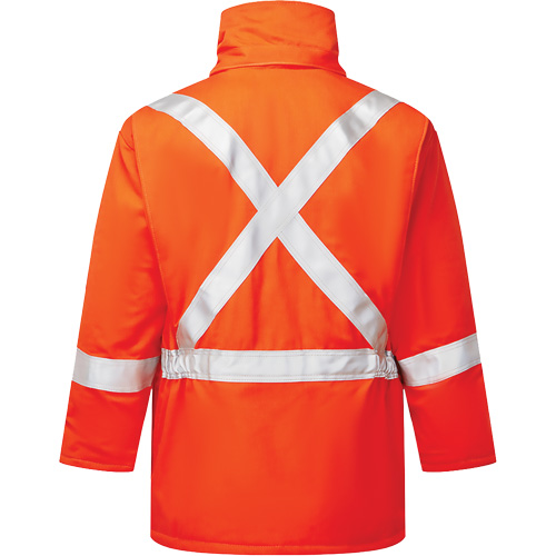 Parka isol&eacute; de 9 oz Haute visibilit&eacute; Avenger, style 515, Hommes, 4T-Grand (grande taille), Orange Action Paper