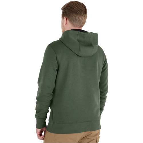 FREEFLEX Midweight Pullover Hoodie, Men's, Large, Green Action Paper