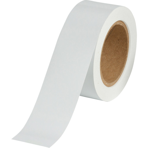 Pipe Marker Tape, 90', White Action Paper