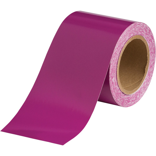 Pipe Marker Tape, 90', Purple Action Paper