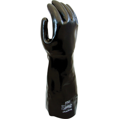 Chemical Resistant Gloves, 16" L, Neoprene, Cotton Inner Lining, 70-mil Action Paper