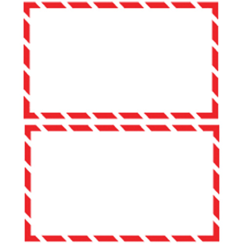 &eacute;tiquettes SIMDUT 200/pqt, Papier, Rouleau, 4-3/4" lo x 8-1/2" la Action Paper