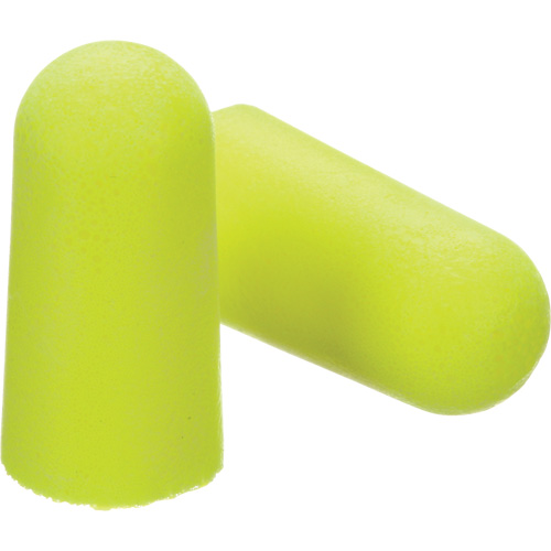 E-A-Rsoft Yellow Neon Earplugs, Bulk - Polybag Action Paper