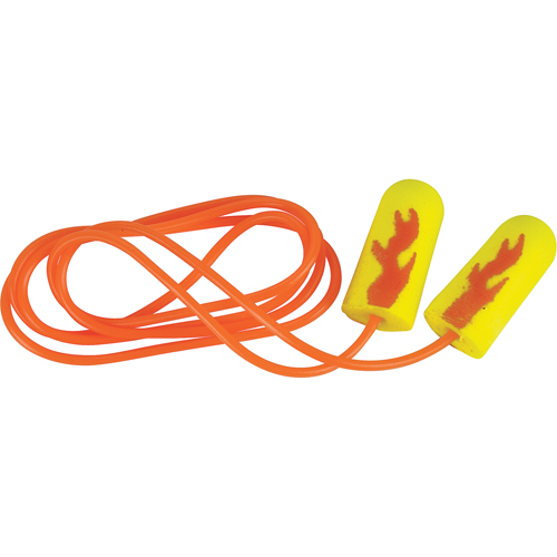 E-A-Rsoft Yellow Neon Blasts Earplugs, Bulk - Polybag, Corded Action Paper