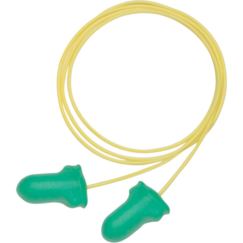 Bouchons d'oreilles en mousse &agrave; basse pression Maximum Lite de Howard Leight, Paire - Sac en poly, Avec cordon Action Paper
