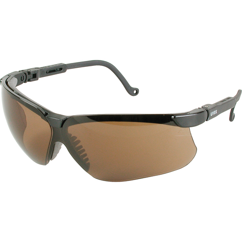 Uvex&reg; Genesis&reg; Safety Glasses, Brown Lens, Anti-Fog/Anti-Scratch, Meets/Exceeds CSA Z94.3 Action Paper